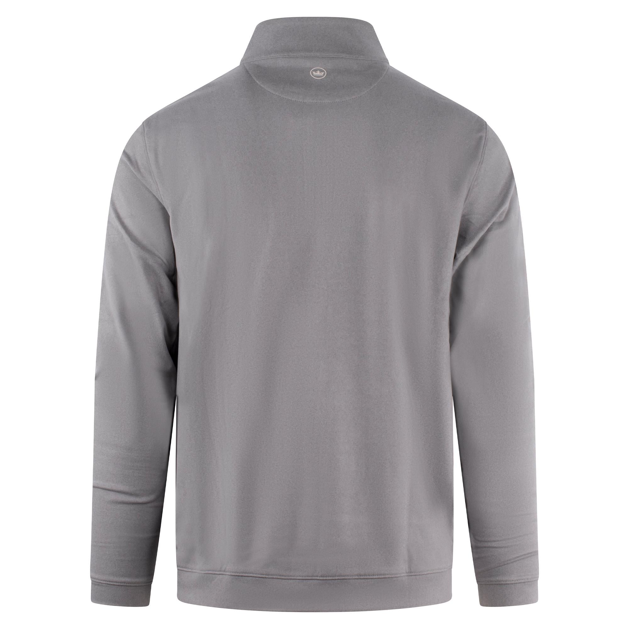 Peter Millar Ardentair Performance Quarter Zip Mens Golf Mid Layer Gale Grey
